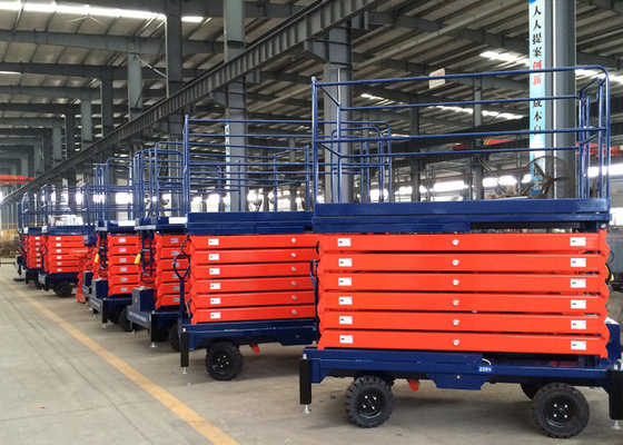 China CE Approved 11M Electric Portable Hydraulic Boom Lift , Man Lift For Aerial Work supplier