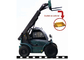 6M Max Lifting Height Telescopic Boom Forklift for Goods Transportation / Engineering Building supplier